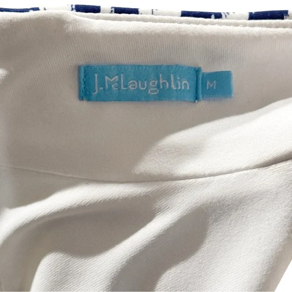 McLaughlin Womens Delaney Dress Montego Blue Tiger Animal Print Slvlss Sheath M - Picture 8 of 16